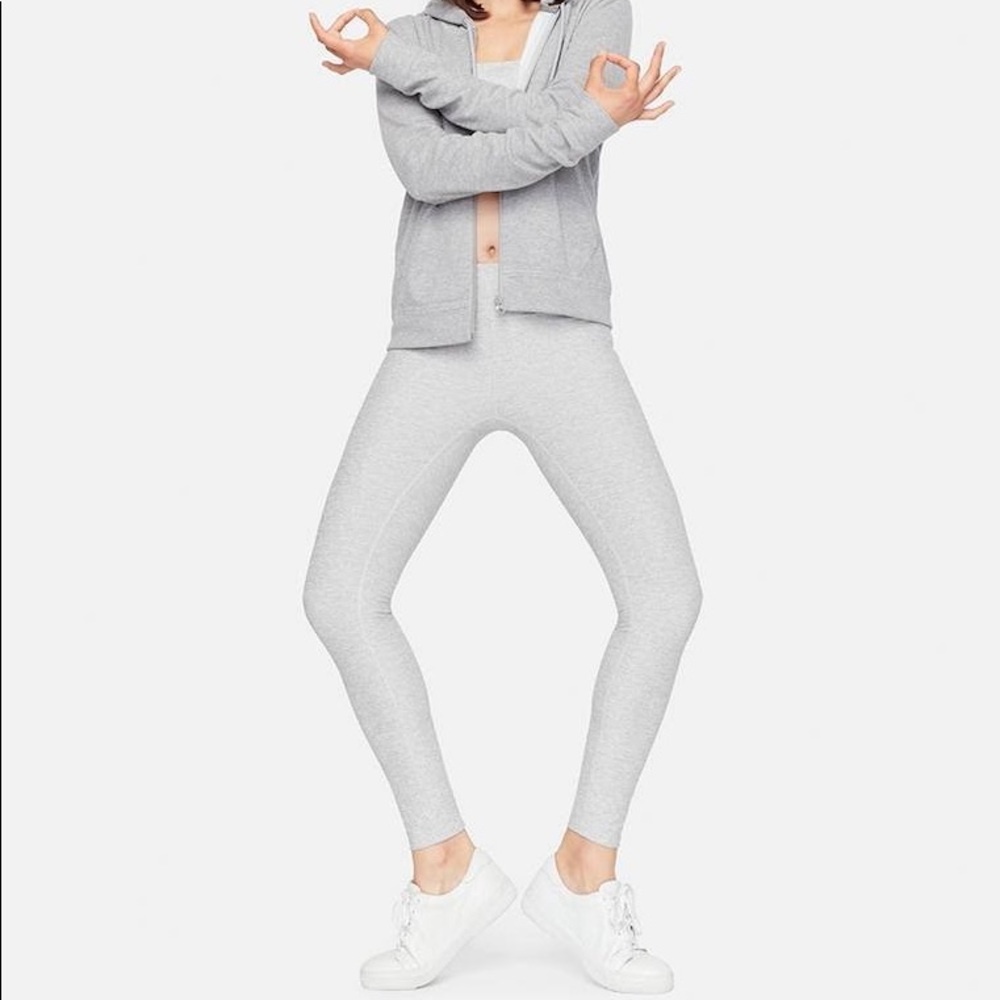 A.P.C. X OV Zip Leggings in cloud. NWT